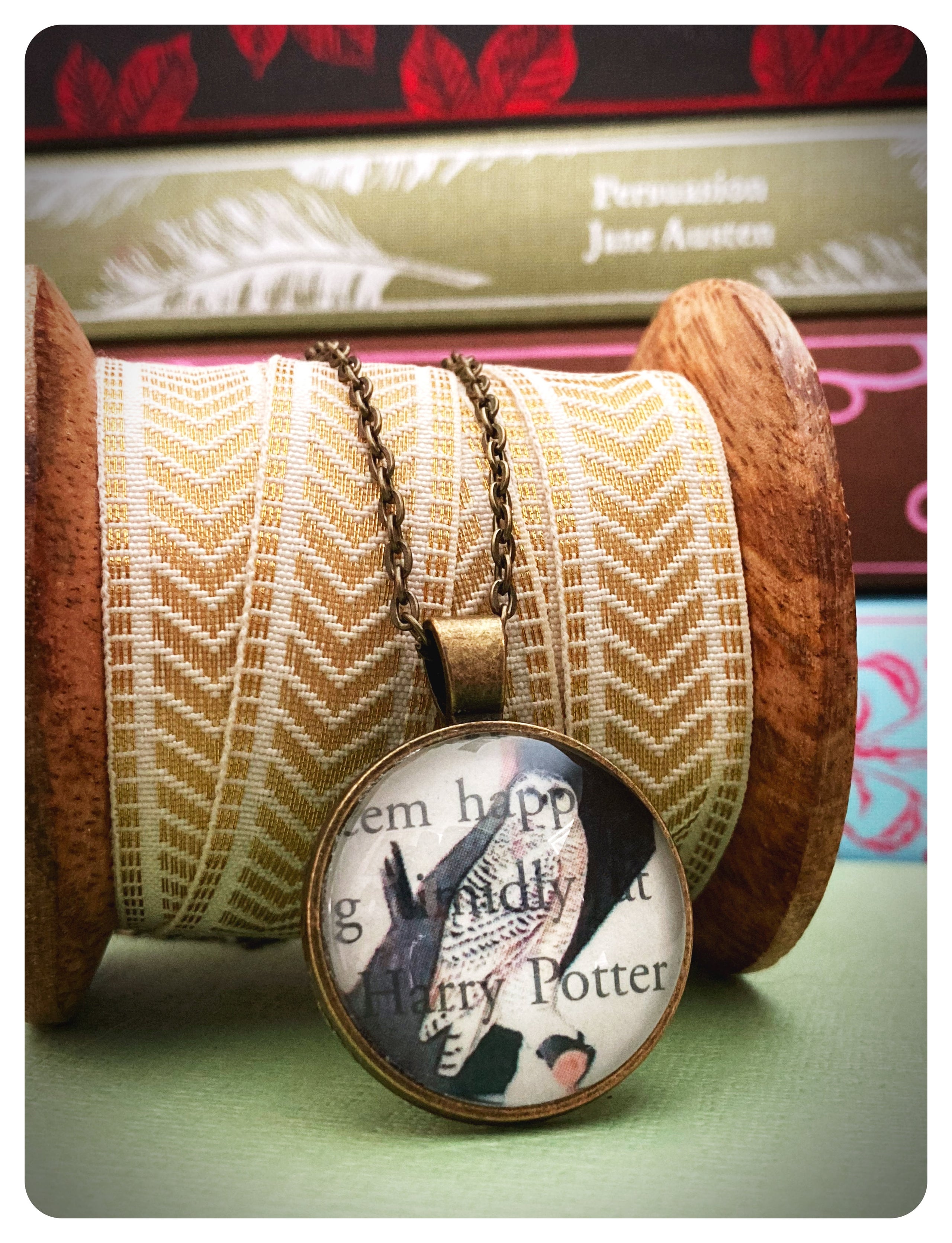 Harry potter owl necklace store